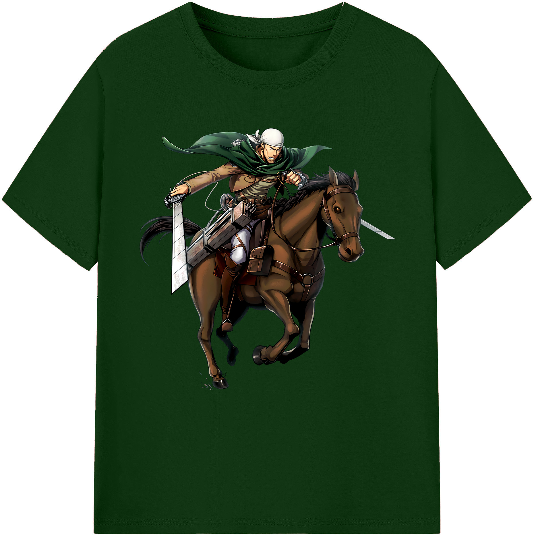 （画像用） 進撃の巨人 Attack on Titan 綿100％半袖Tシャツ（フロントプリント）